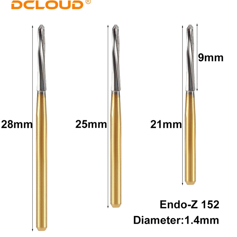 5Pcs Dental Tungsten Carbide Burs Zekrya Endo Z Extraction Bur Drill For High Speed Handpiece Tip Surgical Endo Bone Cutters