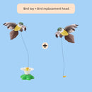 Cat Toy Automatic Cat Teaser Electric Rotate Bird Butterfly Toys Consumes Physical Strength Play Self-Hi Relieving Stuffy Handy Gadget