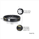 Men Personalized Custom Engrave ID Bracelets Stainless Steel Link Chain Medical  Bracelet