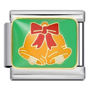 2024 New Christmas Tree gift Snowflake Snowman Old Man Italian charm module Link fit for 9mm bracelet making DIY jewelry