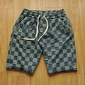 Graphic Plaid Shorts for Men Drawstring Designer Summer 90s No Logo Cotton Stylish Thin Xl Xxl In Bulk with Ice Man Short Pants