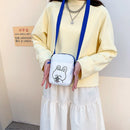 Cute Canvas Sling Bag Female Large Capacity Travel Crossbody Bag Fashion Student Shoulder Bags Messenger Bags