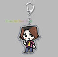 Hot Horror Game Chibis Keychains for Accessories Bag Cute Jimmy Curly Anya Sallyface Keyrings Jewelry Friends Gamer Gaming Gifts