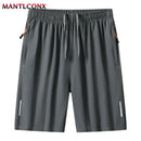 Summer New Fashion Men's Shorts Casual Quick Dry Running Jogging Sports Shorts Men Breathable Short Pants for Men Bottom Black