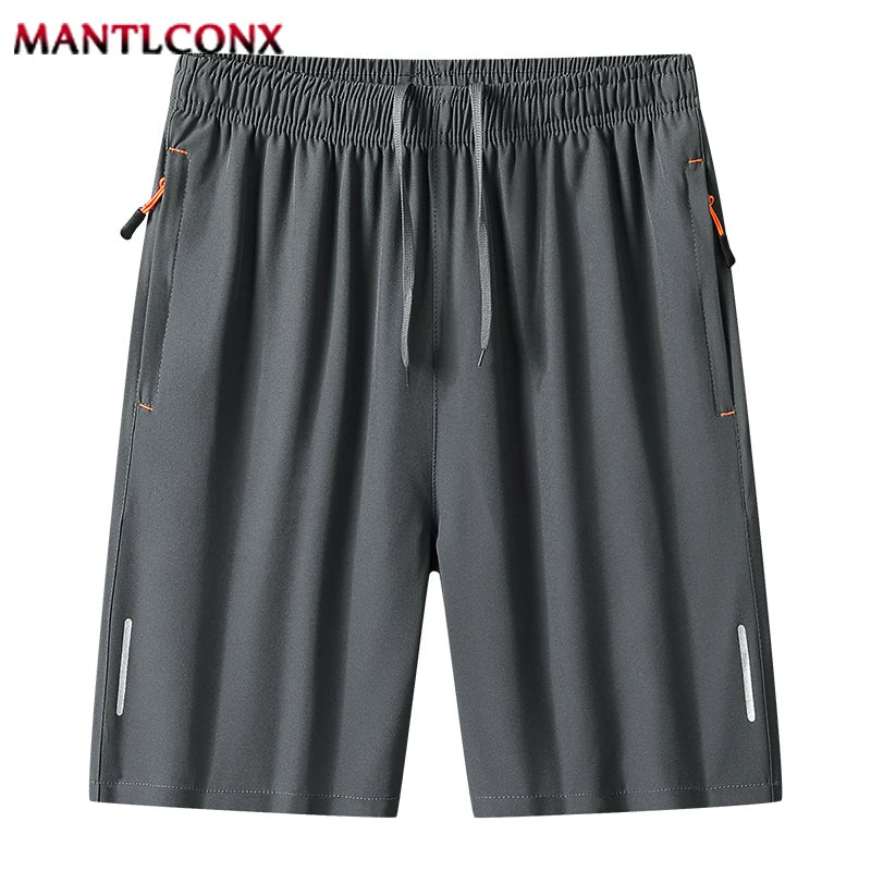 Summer New Fashion Men's Shorts Casual Quick Dry Running Jogging Sports Shorts Men Breathable Short Pants for Men Bottom Black