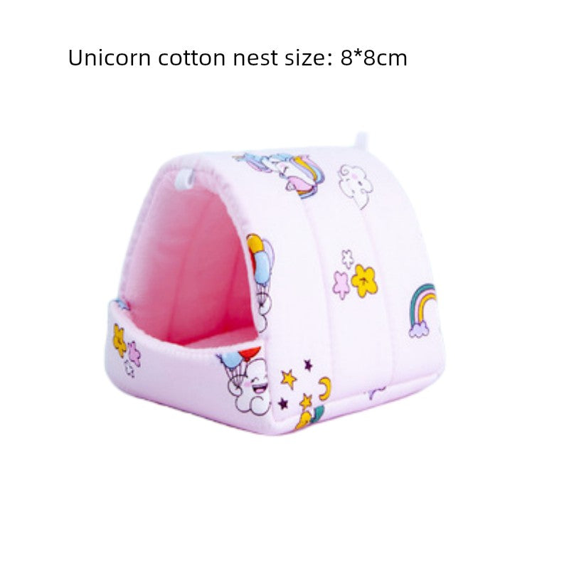 Winter Thickened Anti-Bite House Flower Branch Mouse Djungarian Hamster