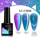 LILYCUTE 7ML 9D Cat Magnetic Gel Polish Set Semi Permanent Soak Off UV LED Glitter Nails Magnet Stick Black Gel Needed