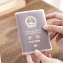 【Hot sales】1-3PCS Passport Protective Cover Transparent Frosted, PVC Material Waterproof Document Case