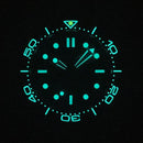 PHYLIDA Black Dial Diver 200 Men's Warch Sapphire Crystal NH38a Automatic Watch SLN BGW9 Lume SE-BK-38