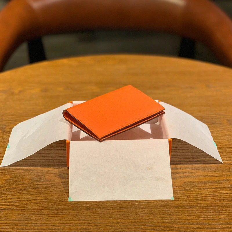 Real Pickup Wallet With Luxurious Design Unisex Ultra-thin Female Card Wallet Suitable For Driver's License Minimum Denim