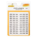 Grafting World S07 Segmented Transparent Stem Self-Adhesive Lazy Man Trilogy Comic Eyes Natural Simulation Soft False Eyelashes