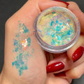 1Jar Aurora Chameleon Snowflake Ultra-Thin Iridescent Nail Sequins Holographic Opal EyeShadow Ice Glitter Nail Chameleon Flakes