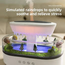 Rain Cloud Air Humidifier Water Drip Micro Landscape Essential Oil Diffuser with 7 Night Light Cool Mist Humidifier for Bedroom
