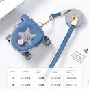 Cat Pulling Rope Cute Backpack I-Shaped Anti Breaking Loose Cat Rope Cat Chain Special for Going out Chest Strap Cat Rope