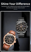 OLEVS 3660 Mens Watch Business Simply Original Quartz Watch Waterproof Luminous Watch For Man Multifunctional Chronograph Reloj