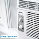 5,000 BTU EasyCool Small Window Air Conditioner - Cool up to 150 Sq. Ft. with Easy-to-Use Mechanical Controls and Reusable