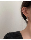 Fashion Cute Hip Hop Bear Pendant Necklace for Men & Women Punk Wind Titanium Steel Sweater Chain Jewelry Set Lovers Gift