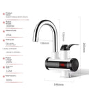 3000W Instant Water Heater Tankless Heaters Kitchen Electric Hot Water Tap Bathroom Heating Faucet Machine