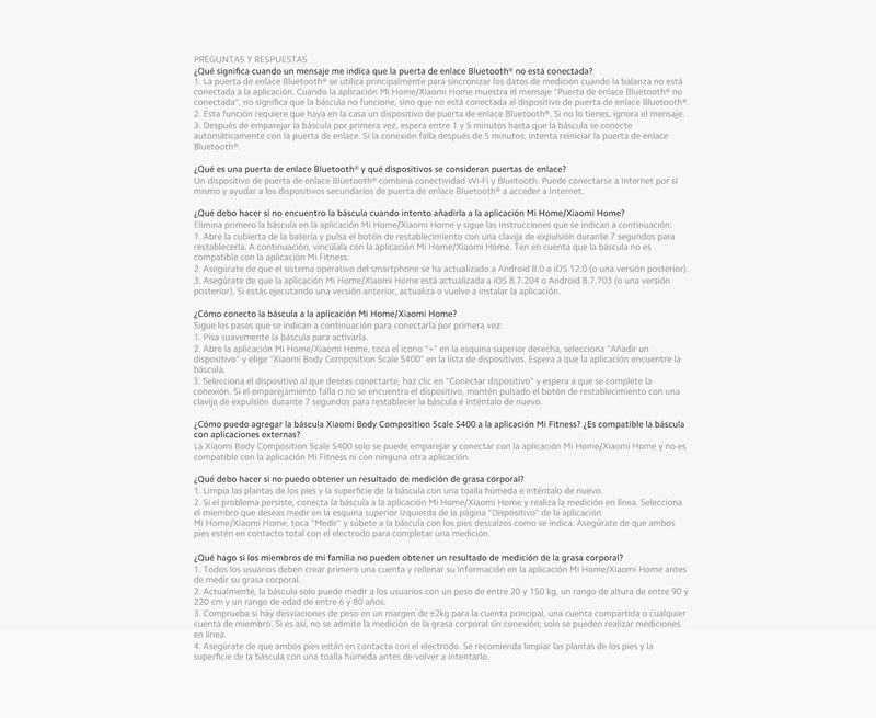 Báscula oficial Xiaomi Body Composition Scale S400, 25 indicadores de salud, medición de impedancia bioeléctrica de doble frecuencia