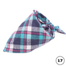 Plaid Cat Dog Bandana Pet Puppy Soft Cotton Bandanas Handkerchiefs Scarfs Triangular Bandages Accessories for Kittens Puppies