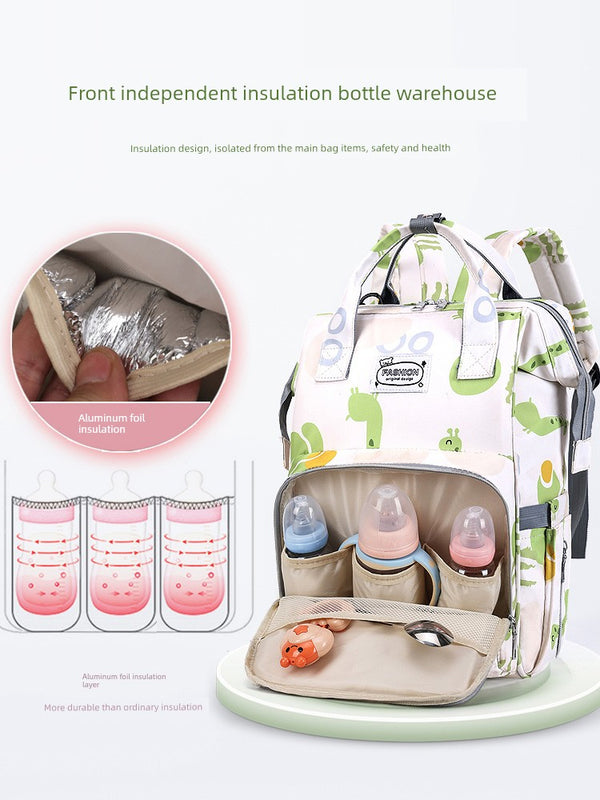 حقيبة مومياء خفيفة الوزن ذات سعة كبيرة للأم والطفل