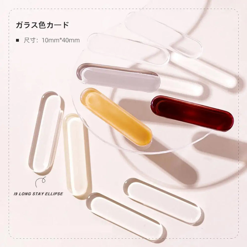 120/40/1pc Solid Glass Color Nail Art Display Board Tips Card Manicure Tools UV Gel Polish Palette Color Chart Nails Practicing