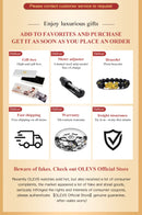 OLEVS 3660 Mens Watch Business Simply Original Quartz Watch Waterproof Luminous Watch For Man Multifunctional Chronograph Reloj