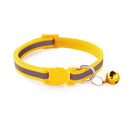 Reflective Cat Collar Safety Buckle with Bell Breakaway Pet Small Dog Collier Chain Necklace Personalized for Gatos Kitten Perro