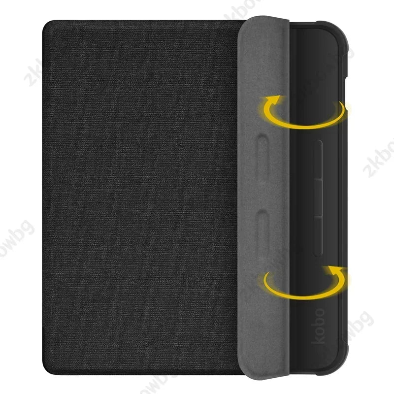 Magnetic Cover For Kobo Libra Colour 2024 Release 7" eBook with Soft TPU Back Cover For Kobo Libra2 2021 HandStrap Smart Case
