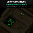 POEDAGAR Luxury Man Watch Quartz Waterproof Luminous Date Chronograph Leather Men Wristwatch Military Sports Men's Watches Reloj