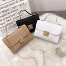 Ladies hand bags Women's bag Chain crossbody bag Simple and fashionable portable small square bag mini bag  tote bag