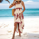 Summer Holiday Dress Women Casual Sleeveless A-Line Party Long Dress Boho Casual Sleeveless Party Dress 2024