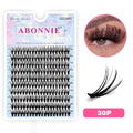 Abonnie Lash Clusters DIY Eyelash C/D Curl Mega 60 Segmented Fluffy Volume Individual Clusters Lashes