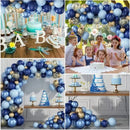 72Pcs Blue Balloon Garland Arch Welcome Baby Shower Valentines Day Birthday Party Wedding Decorations