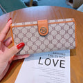 Women's Wallet 2024 New Fashion Wallet Long Design Large Capacity Luxury Wallet Multi functional Card Seat Clutch 10 Card Handba