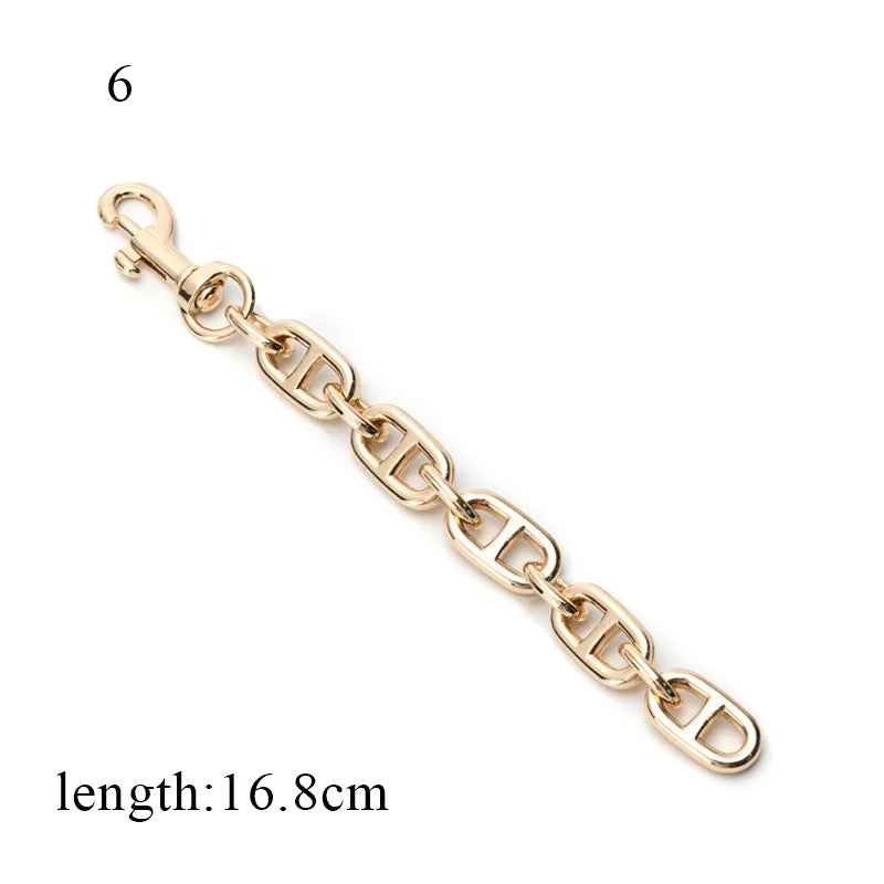 Metal Chain for Women Bag Strap Extension Handbag Handles Shoulder Bag Strap Replacement Purse Diy Chain Bag Accessories