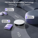 OKP K5P Robot Vacuum Cleaner, 5000Pa, 180 Mins, WiFi/App, Slim Design, Self-Charging, Perfect for Hard Floors, Pet Hair, Carpets