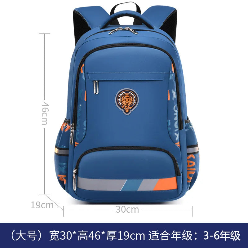Waterproof Children School Bags For Boys Kids Backpack Primary Orthopedic School Backpack Schoolbag Book Bag Mochila Infantil