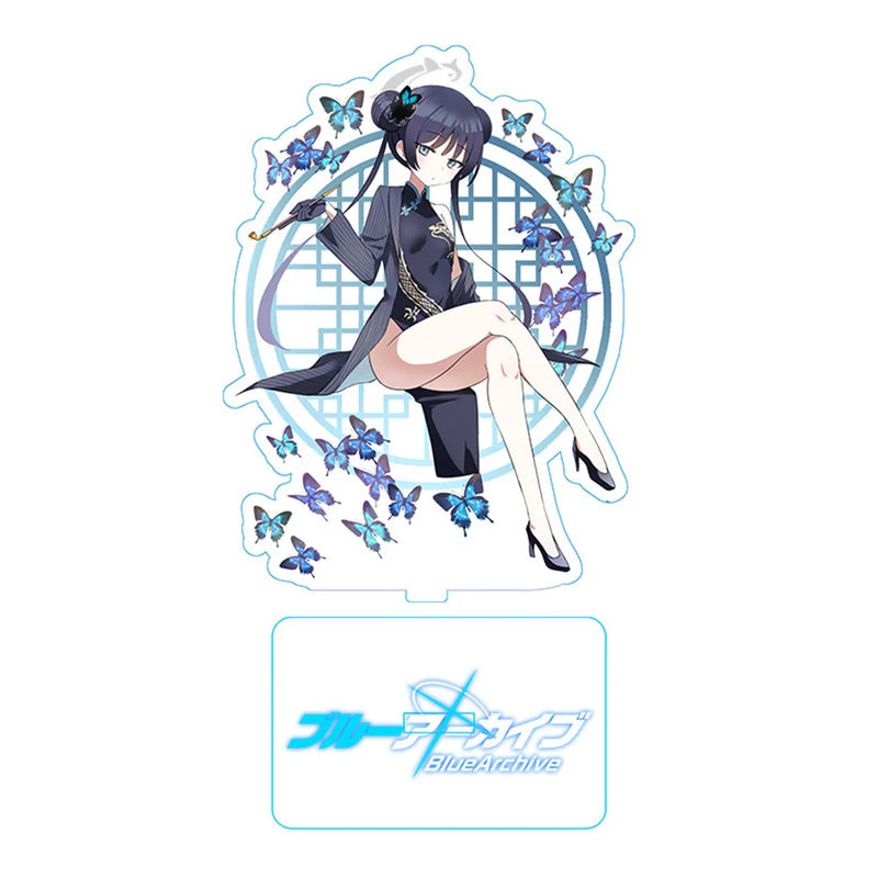 Figura de juego popular de archivo azul Takanashi Hoshino, cosplay de anime, soporte de acción acrílico, modelo de juguete, decoración, accesorio, colección de fans, regalo