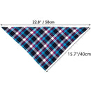 Plaid Cat Dog Bandana Pet Puppy Soft Cotton Bandanas Handkerchiefs Scarfs Triangular Bandages Accessories for Kittens Puppies