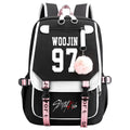 New Street BoyUSBBackpack Animation School Bag Teenagers Canvas Notebook Backpack