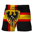 3D Print Germany National Emblem Flag Beach Shorts For Men Casual Seaside Swim Trunks Beachwear Kids Quick Dry Swim Shorts Homme