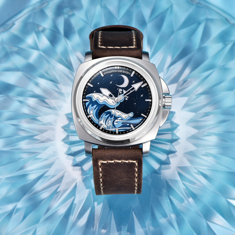 New PAGANI DESIGN 43MM Men Mechanical Watches Luxury Sapphire Glass Automatic Watch 100M Waterproof Super Luminous Watch for Men