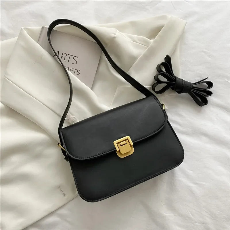 New Women's Shoulder Bag Handbag Messenger Bag Preppy Style Female Vintage Envelope Bag High Quality Briefcase