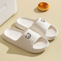 Women's Slippers Summer Indoor Cute Printting Little Bear Girls Bedroom Soft Sole Comfortable Anti-slip Men Fashion Homeshoes
