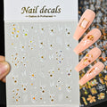 1 Pc Nail Strip Stickers Black/Gold/Rose Gold/Silver Metal Strip Tape Nail Art Adhesive DIY Foil Tips Nail Sticker Decals NK11