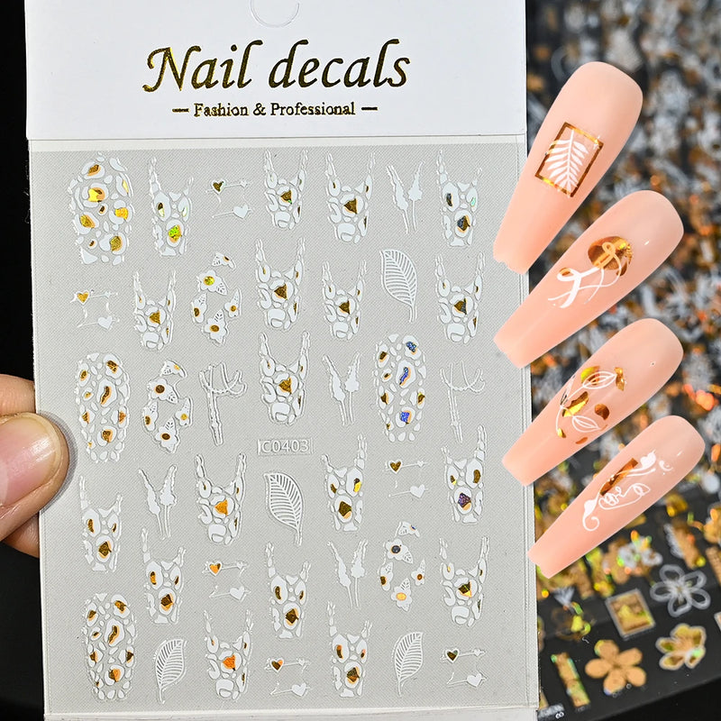 1 Pc Nail Strip Stickers Black/Gold/Rose Gold/Silver Metal Strip Tape Nail Art Adhesive DIY Foil Tips Nail Sticker Decals NK11