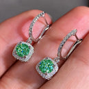 2024 New Bride Engagement Wedding Jewelry Elegant Shiny Mosan Diamond Beautiful Gift Milan Girl Fashion Pendant Earrings