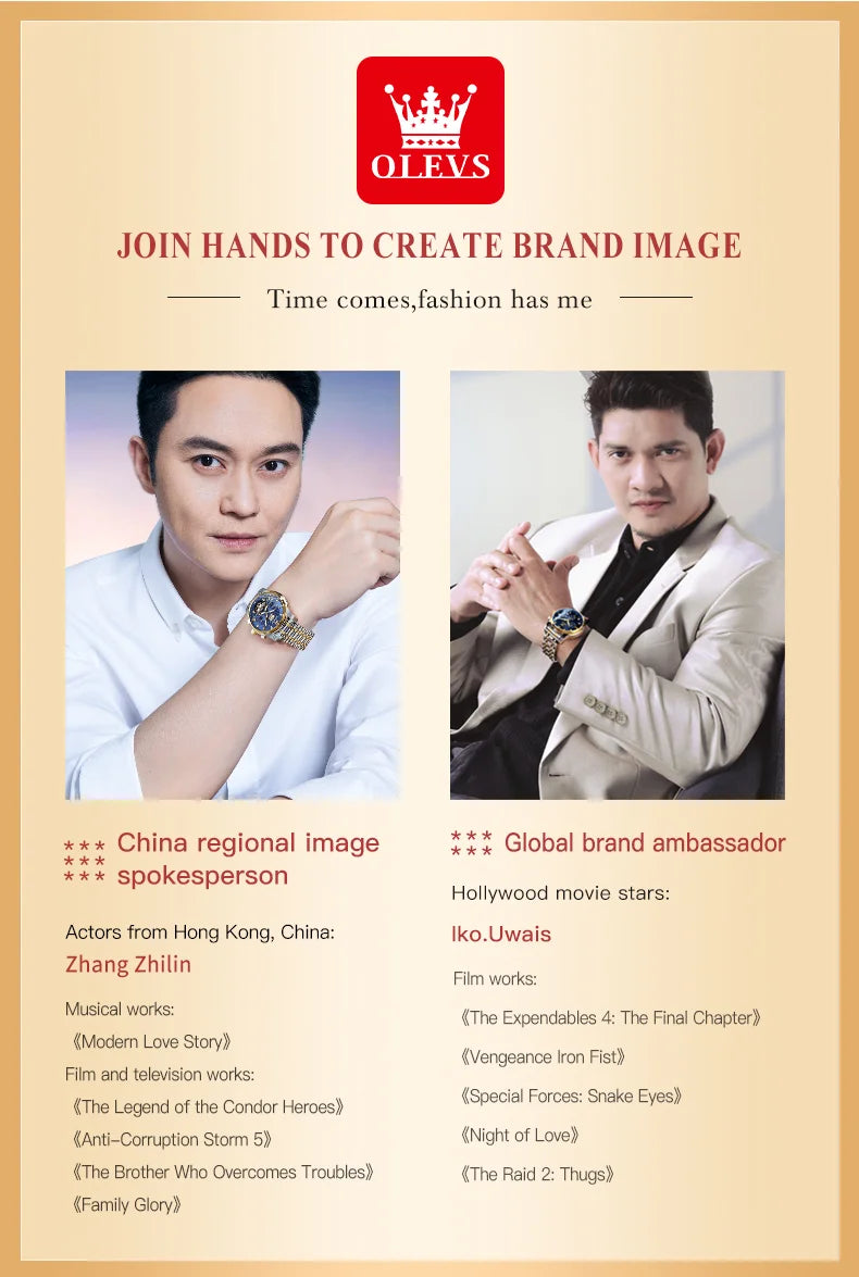 OLEVS 3660 Mens Watch Business Simply Original Quartz Watch Waterproof Luminous Watch For Man Multifunctional Chronograph Reloj