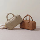 Vintage Boston Aging Ball Bag New Style Niche Design Pillow Bag Fashionable Genuine Leather Single Shoulder Slant Handbag